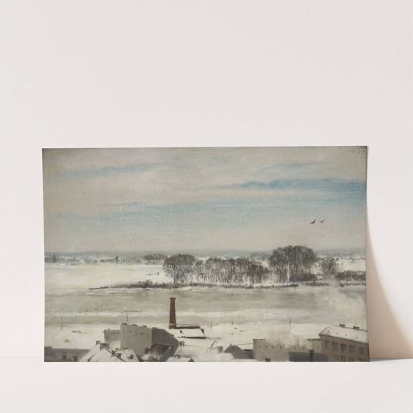 View from the conservatory windows by Anna Bilińska-Bohdanowicz