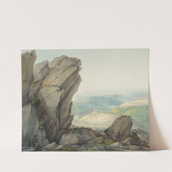 View from the Feldberg (Taunus) to Reifenberg (1808) by Christian Georg Schütz the elder