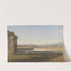 View from the Fontana Acetosa, Rome (1814 – 1816) by Christoffer Wilhelm Eckersberg
