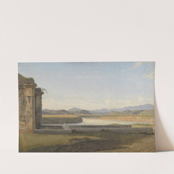View from the Fontana Acetosa, Rome (1814 – 1816) by Christoffer Wilhelm Eckersberg
