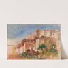 View from the Garden of the Post Office, Cagnes (Village vu du jardin de la poste, Cagnes) by Pierre-Auguste Renoir