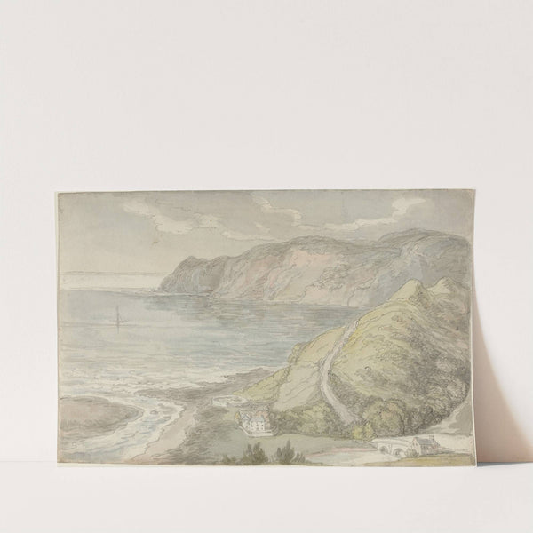 View from the Inn at Lynton by Thomas Rowlandson