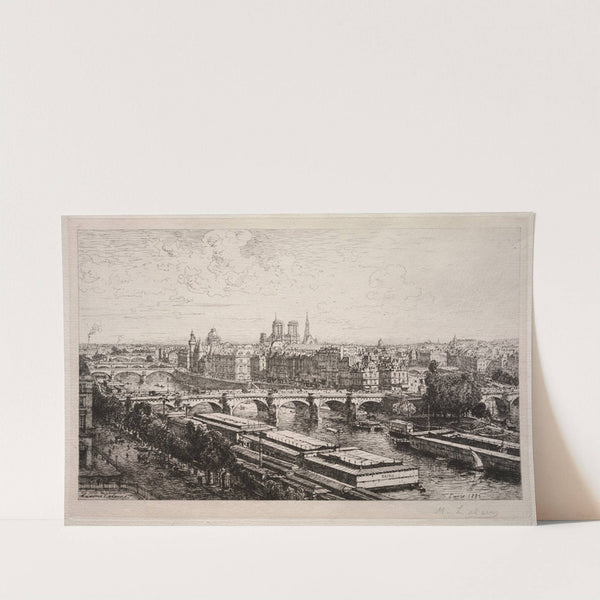 View from the Louvre (1882) by Maxime Lalanne