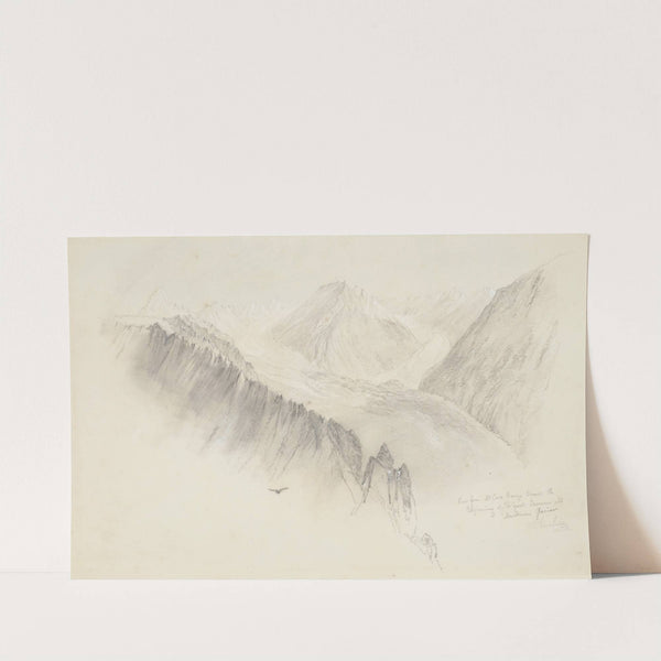 View from the Mt Cook Range (1866) by Nicholas Chevalier