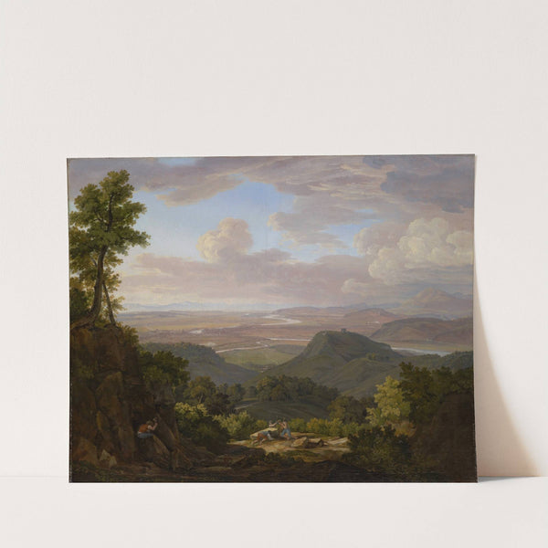 View from the Muttenz Quarry toward Basel and the Plains of the Rhine River by Jakob Christoph Miville