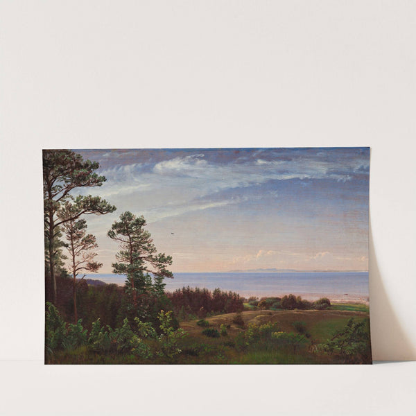 View from the northern coast of Zealand over Kattegat and Kullaberg by P. C. Skovgaard