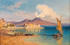 View From The Riviera Di Chiaia To The Castel Dell’ovo, Naples