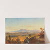 View From The Sabine Hills Near Rome by Edmund Von Wörndle