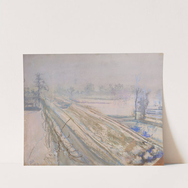 View from the window of the artist’s studio of Kościuszko Mound (1904) by Stanisław Wyspiański