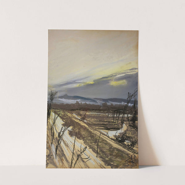 View from the window of the artist’s studio of Kościuszko Mound (1905) by Stanisław Wyspiański