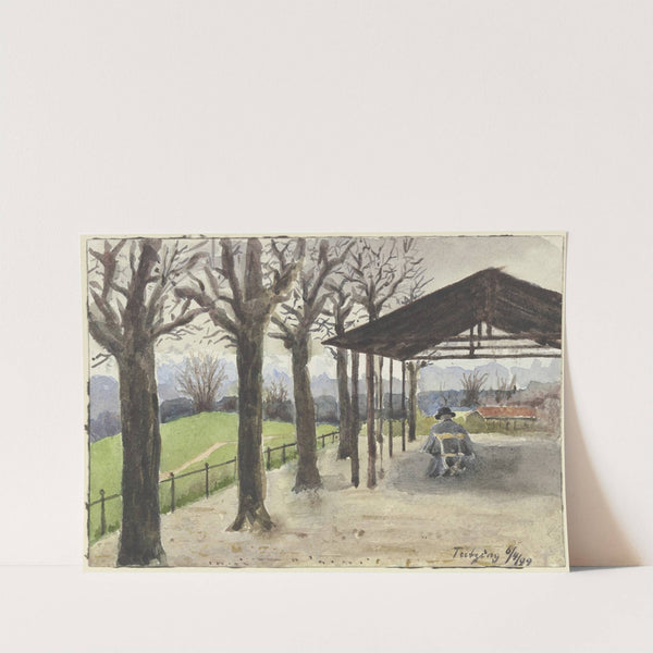 View from Tutzing by Fritz Hauck