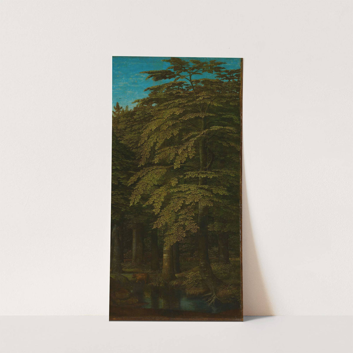 View in a Forest, outer right wing of a triptych by Gerard David