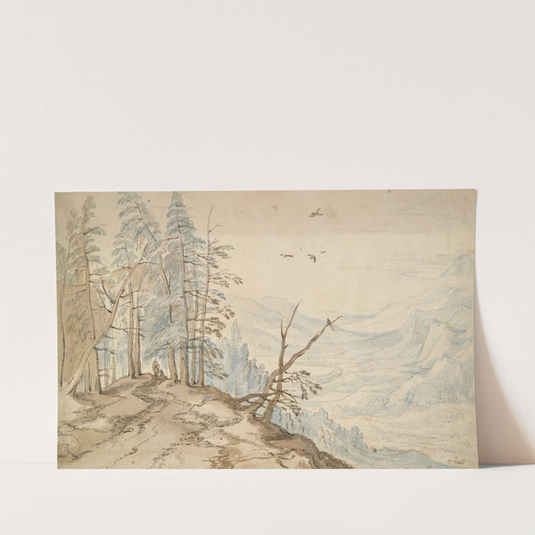 View in a Valley from the Edge of a Mountain Road by Jan Brueghel The Elder