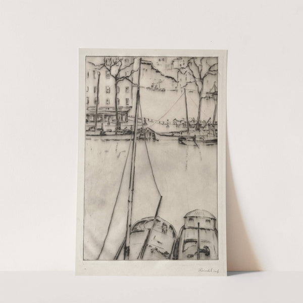 View in Rotterdam (c. 1923) by William George Reindel