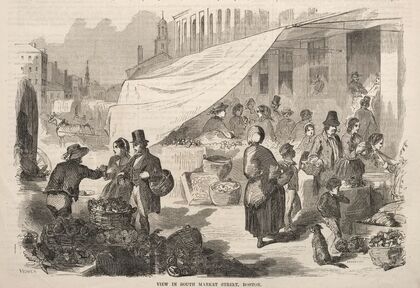 View in South Market Street, Boston (1857)