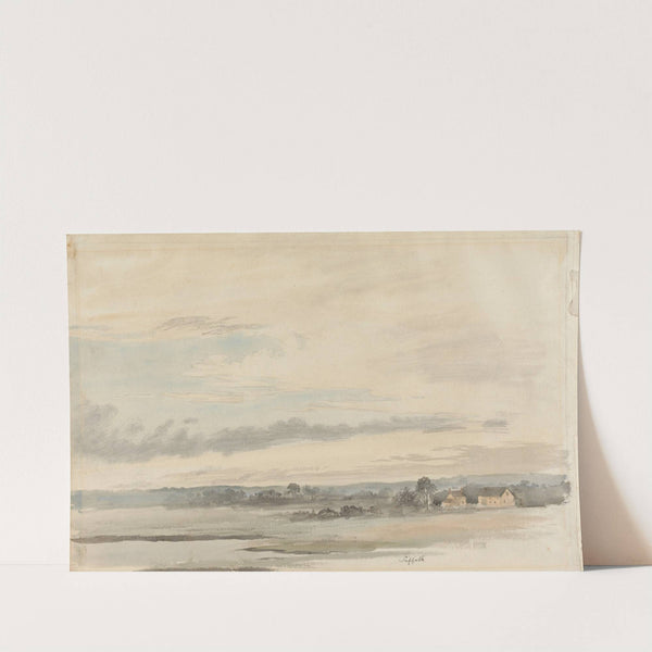 View in Suffolk by Cornelius Varley