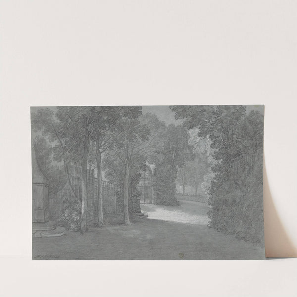 View in the Gardens of Arcueil by Jean-Baptiste Oudry