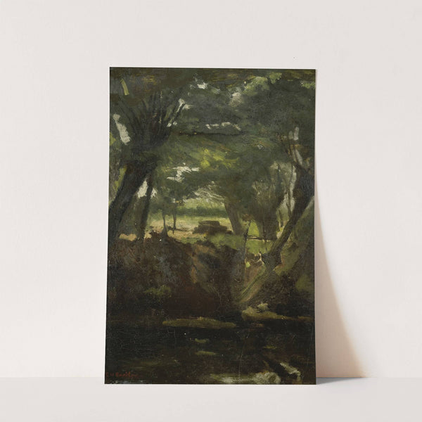 View in the Woods (c. 1880 - c. 1923) by George Hendrik Breitner