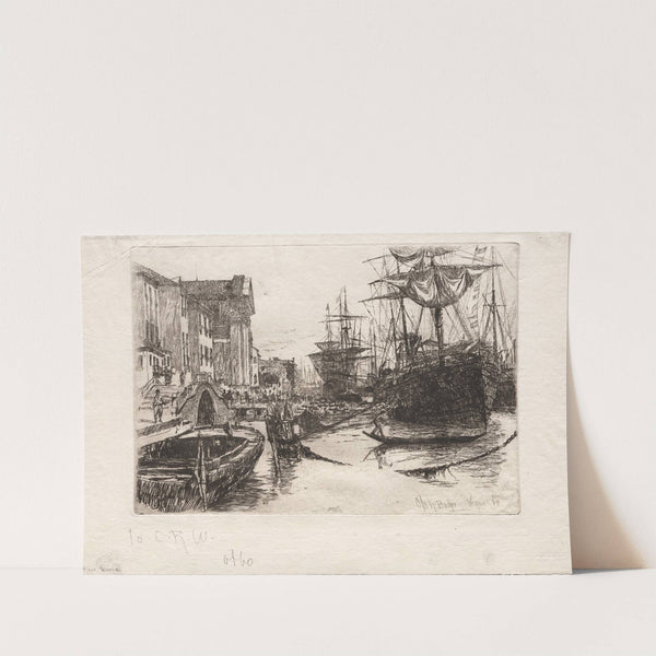 View in Venice by Otto Henry Bacher