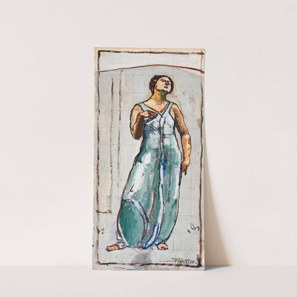 View Into Infinity, Single Figure (1913) by Ferdinand Hodler