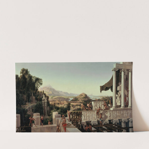 View into the Heyday of Greece (1836) by August Ahlborn