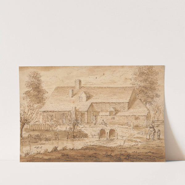 View near Aldenham, Herts by Louis Philippe Boitard