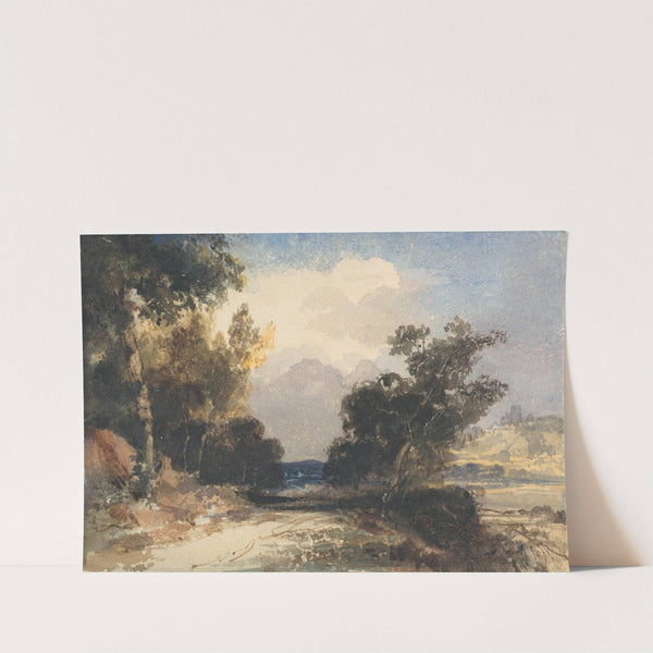 View Near Arundel Castle by Thomas Shotter Boys