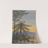 View near Auckland: Evening-Trees and Ferns by Lt. Gen. Charles Emilius Gold