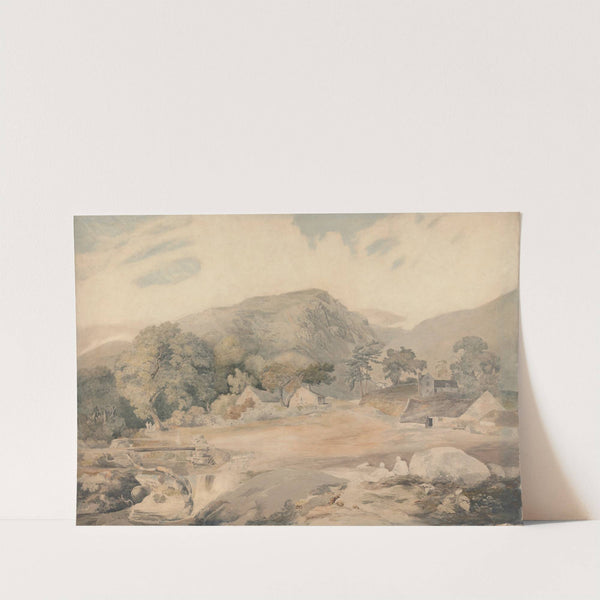 View near Tal-y-Llyn by Cornelius Varley