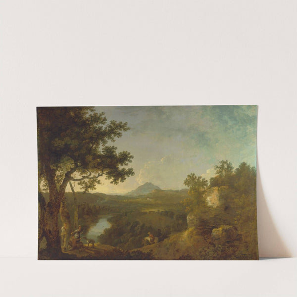 View near Wynnstay, the Seat of Sir Watkin Williams-Wynn, BT. (1770 - 1771) by Richard Wilson