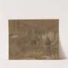 View of 8 in. Mortar in Captain Dow’s Battery (1864) by Alfred Rudolph Waud