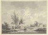 View of a Bridge in the Dutch Countryside with Figures
