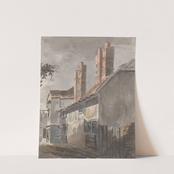 View of a Building with Chimneys by James Miller