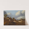 VIEW OF A DUTCH VILLAGE by Pieter van Santvoort