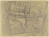 View of a Garden from a Window