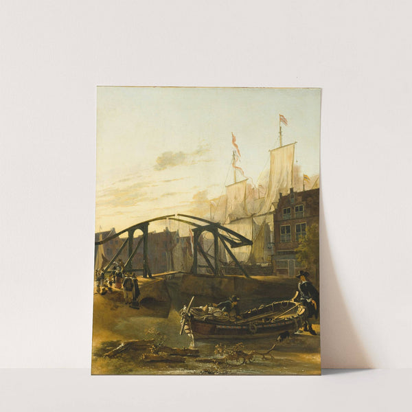 View of a Harbor in Schiedam (1650-1653) by Adam Pynacker