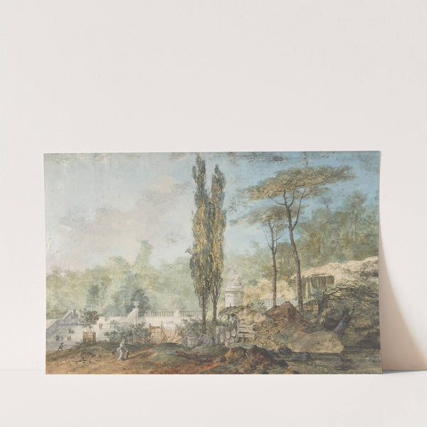 View of a Park by Louis Gabriel Moreau