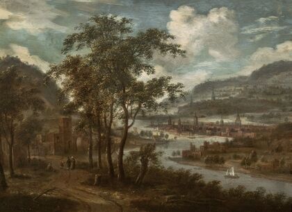 View of a river valley