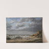 View of a rough sea near a cliff (after 1873) by Gustave Courbet