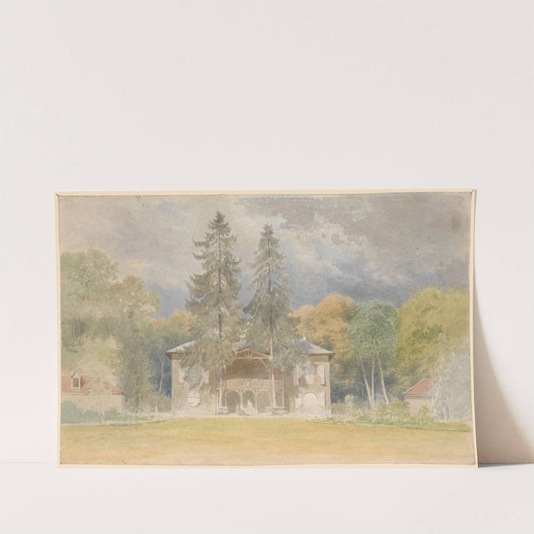 View of a villa in Sokołowsko (1850-1881) by Adolf Dressler