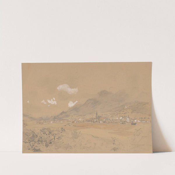 View of a Village below the Mountains (between 1870 and 1880) by Jan Nowopacký