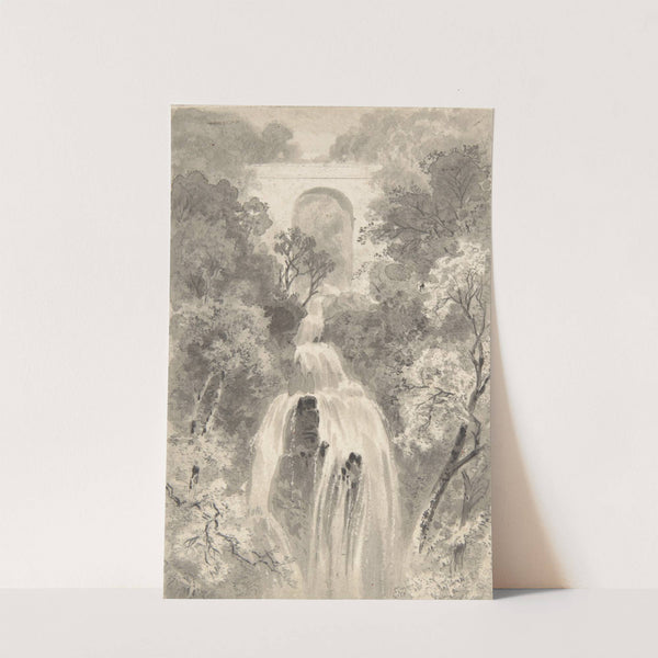 View of a Waterfall by David Octavius Hill