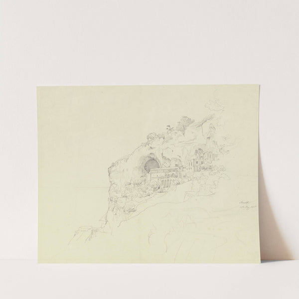 View of Amalfi by Carl Morgenstern