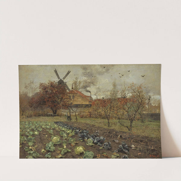 View of Amerikavej in Copenhagen by Frits Thaulow