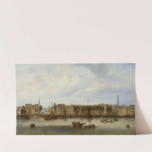 View of Amsterdam from the IJ (1829-1852) by Nicolaas Martinus Wijdoogen