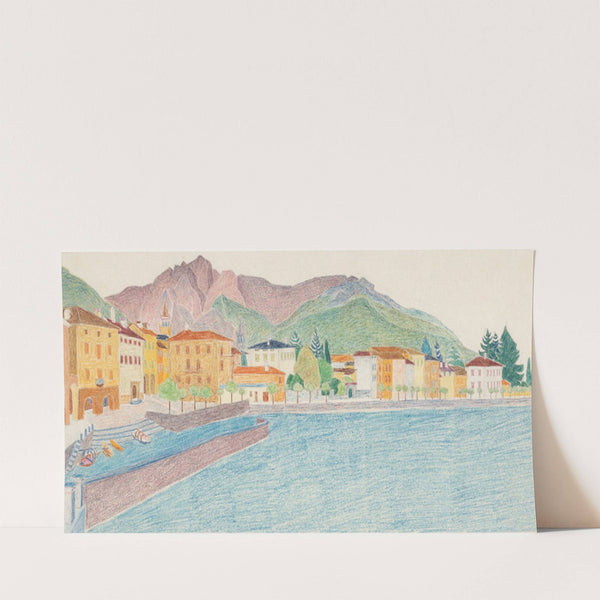 View of an Italian City on the Water (1936 - 1938) by Reijer Stolk