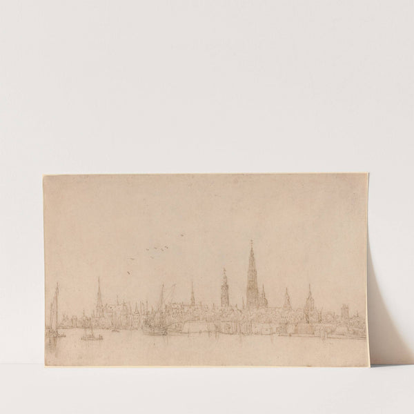 View of Antwerp by Wenceslaus Hollar