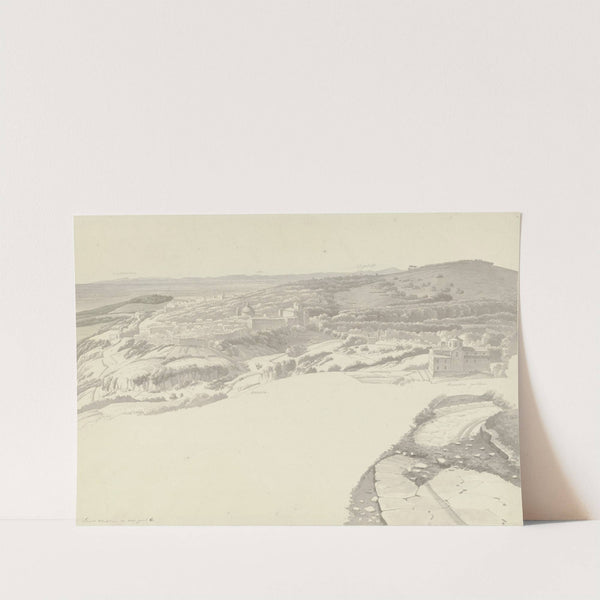 View of Ariccia from Genzano (c. 1810) by Josephus Augustus Knip