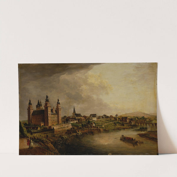 View of Aschaffenburg by Christian Georg Schütz the elder