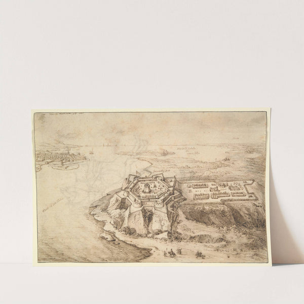 View of Attamanskoy-Gorod and Assach by Pieter van Mammeren